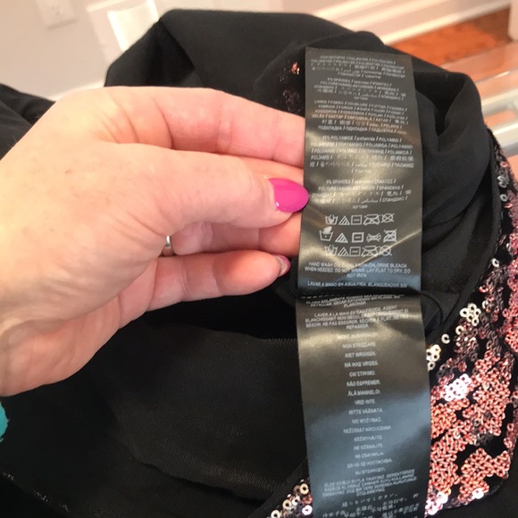 Marciano sequin dress with bell sleeves. - Picture 11 of 11